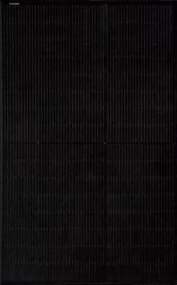 405-425w 2x40 Sel Semua Hitam Bifacial Solar Module 182mm 16BB Half Cell Solar Module