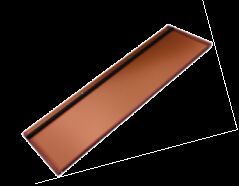 Ukuran Panjang Tile Atap Surya Monocrystalline Merah / Hijau - 86W High-Power Color PV, 154W / m2, Estetis & Efisien